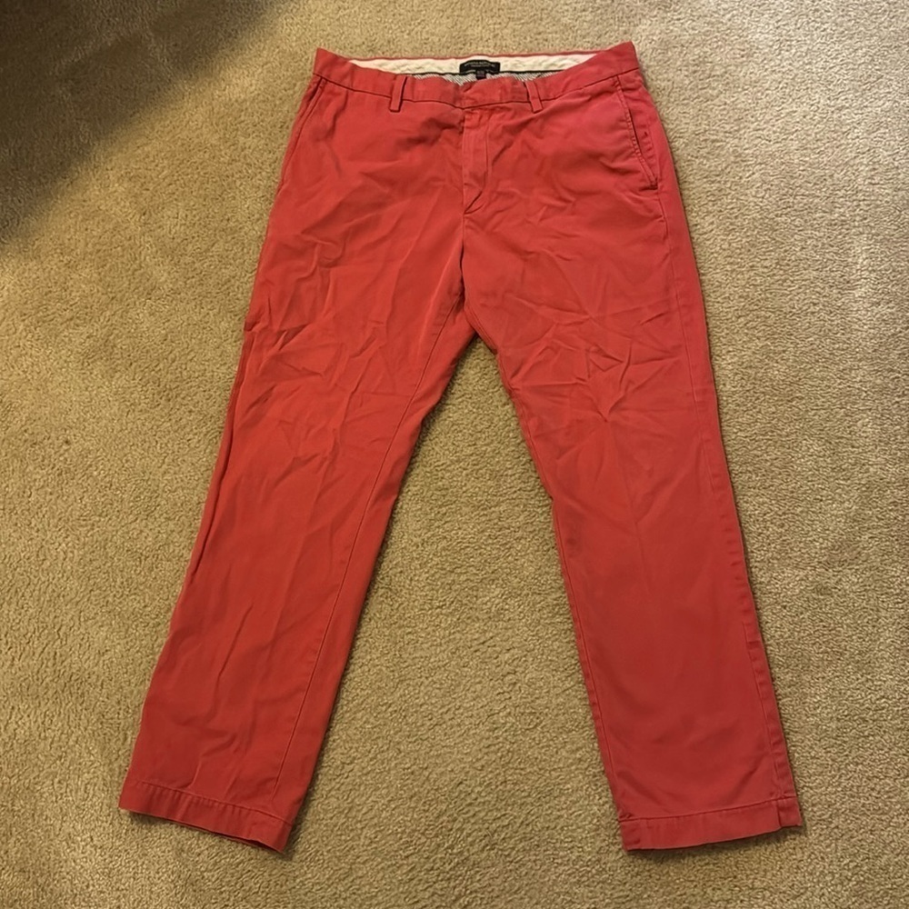 Banana Republic Pants Mens 35/32 Emerson Chino Cotton Flat Front